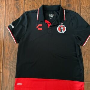 Club Tijuana Xolos - Charly - Black and Red Polo Shirt